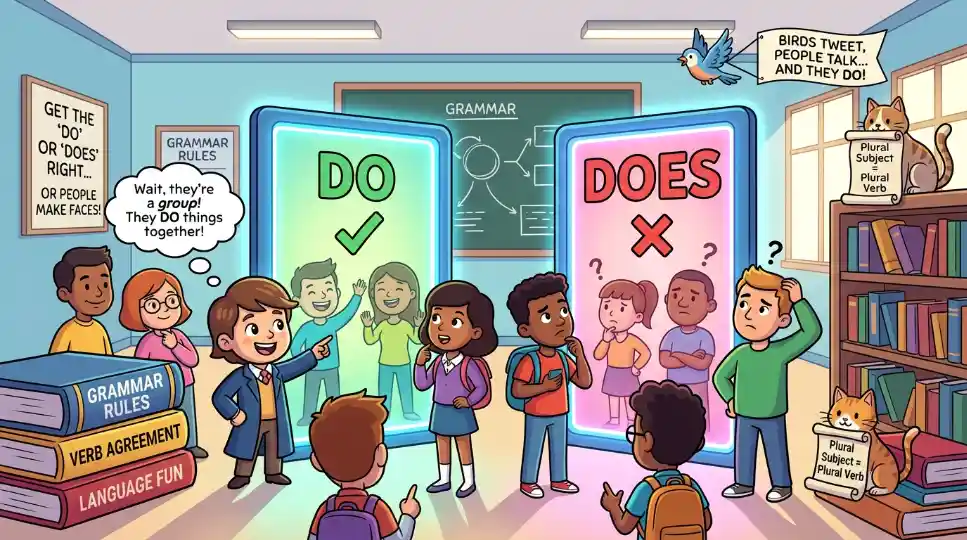 People Do or People Does? Simple Grammar Rules and Examples